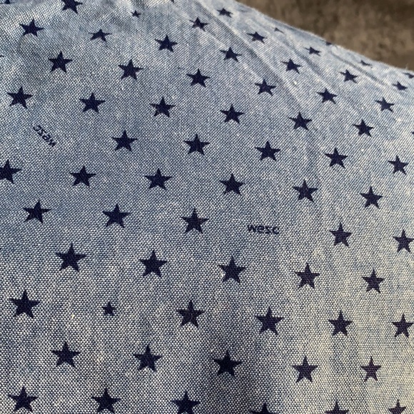 Blue WESC Starry Shirt XL - Picture 5 of 8